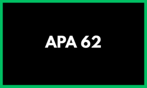 APA 62